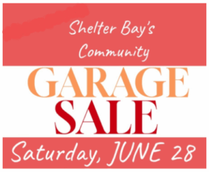 June 28 Garage Sale sign