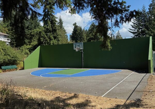 Coquille Park Half-Court Basketball