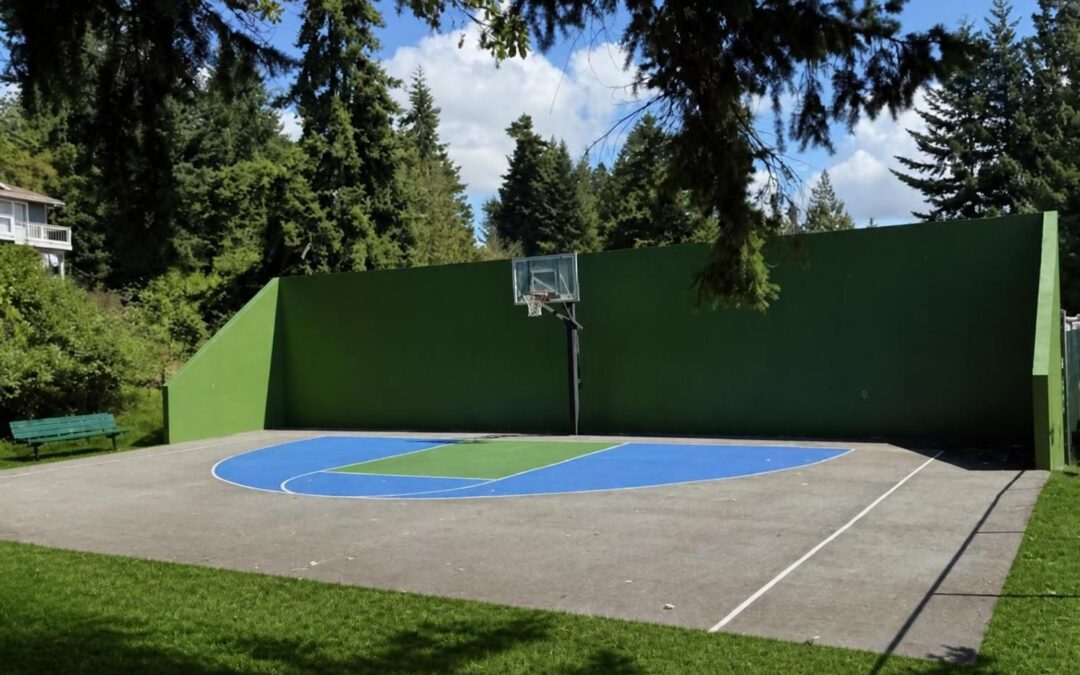 Half-court Basketball Court at Coquille Park