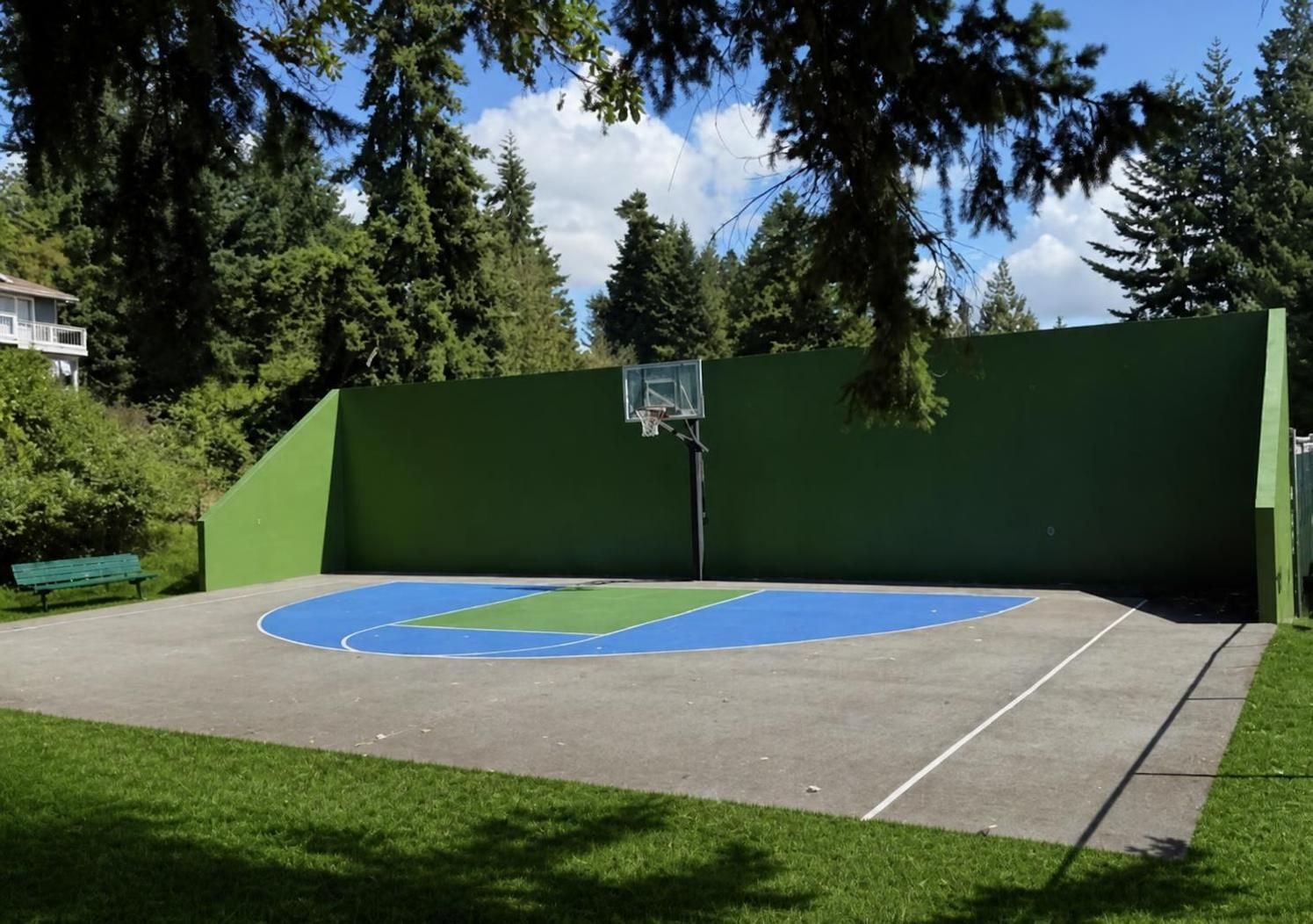 Basketball half-court